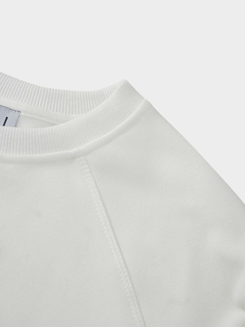 Side Strap Dolman Sweatshirt-Cream