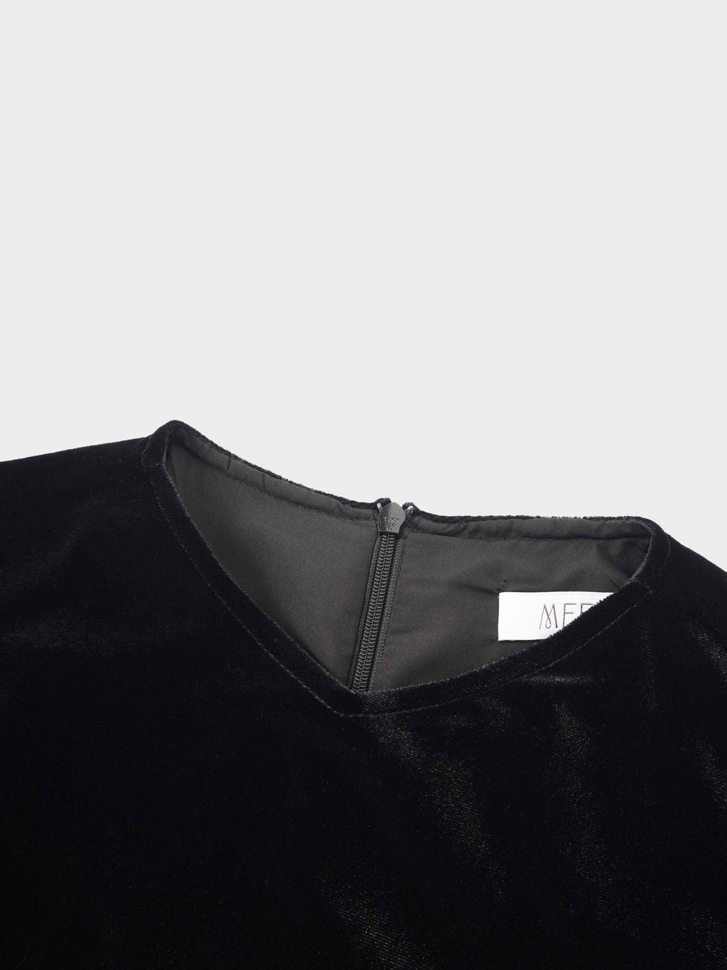 Velour Empire Waist Maxi Dress-Black