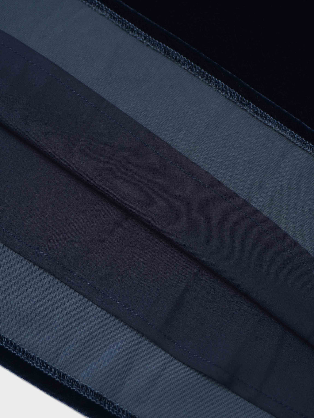 Velvet Flare Skirt-Grey/Blue