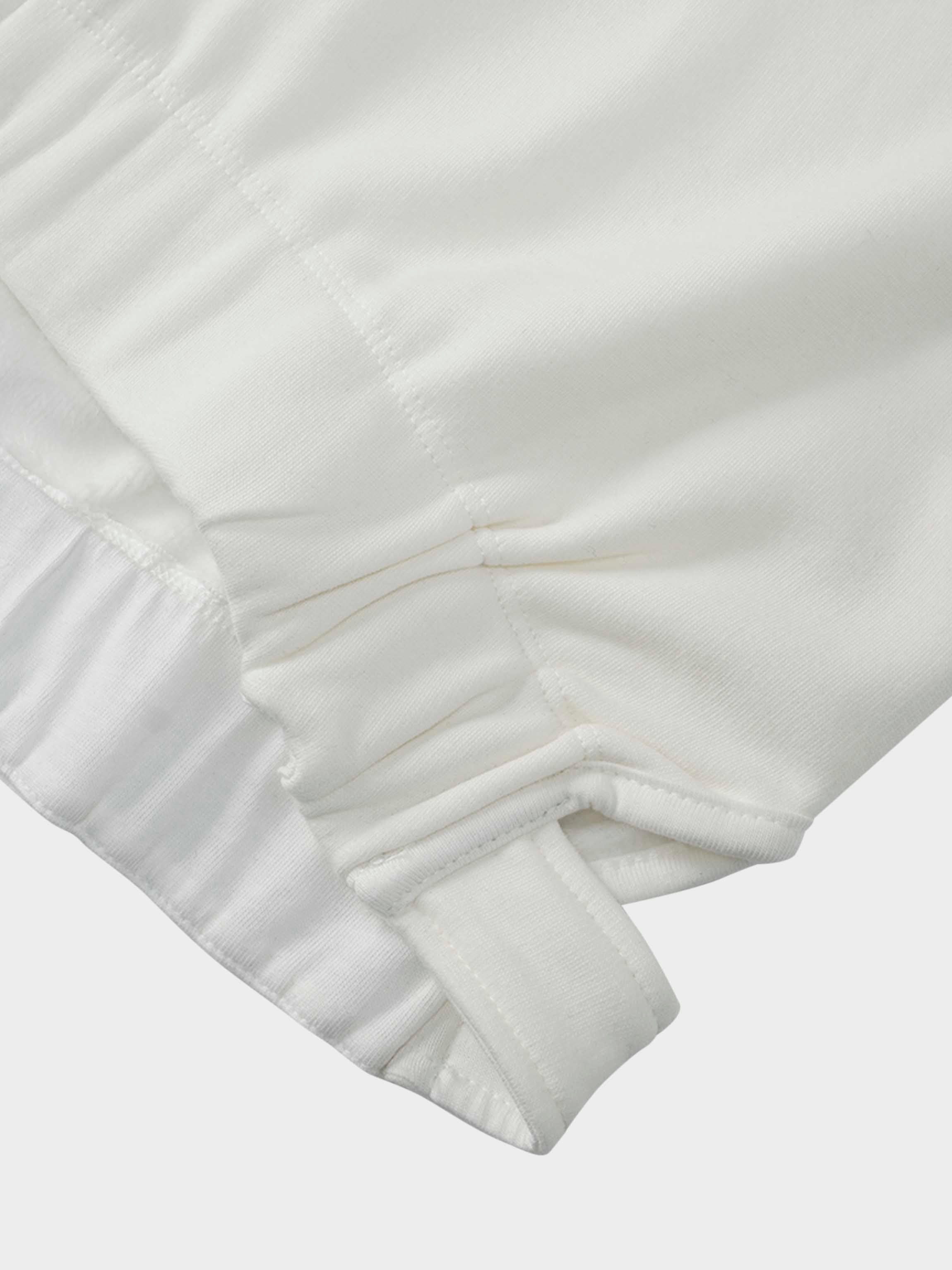 Side Strap Dolman Sweatshirt-Cream