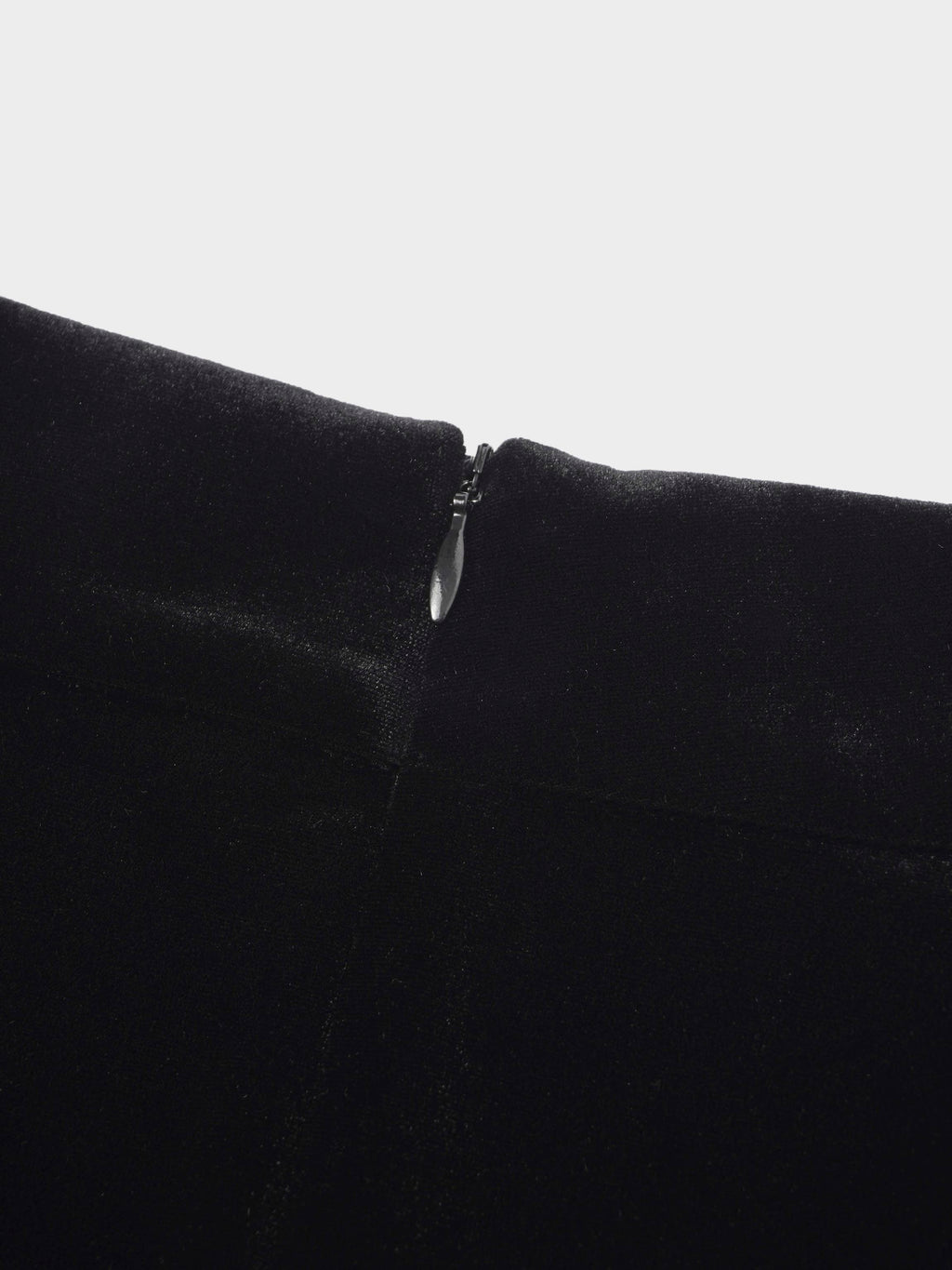 Velour Empire Waist Maxi Dress-Black