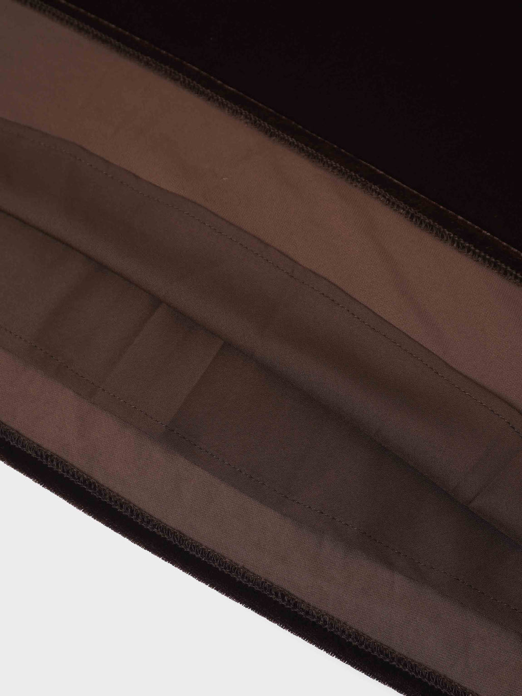 Velvet Flare Skirt-Brown