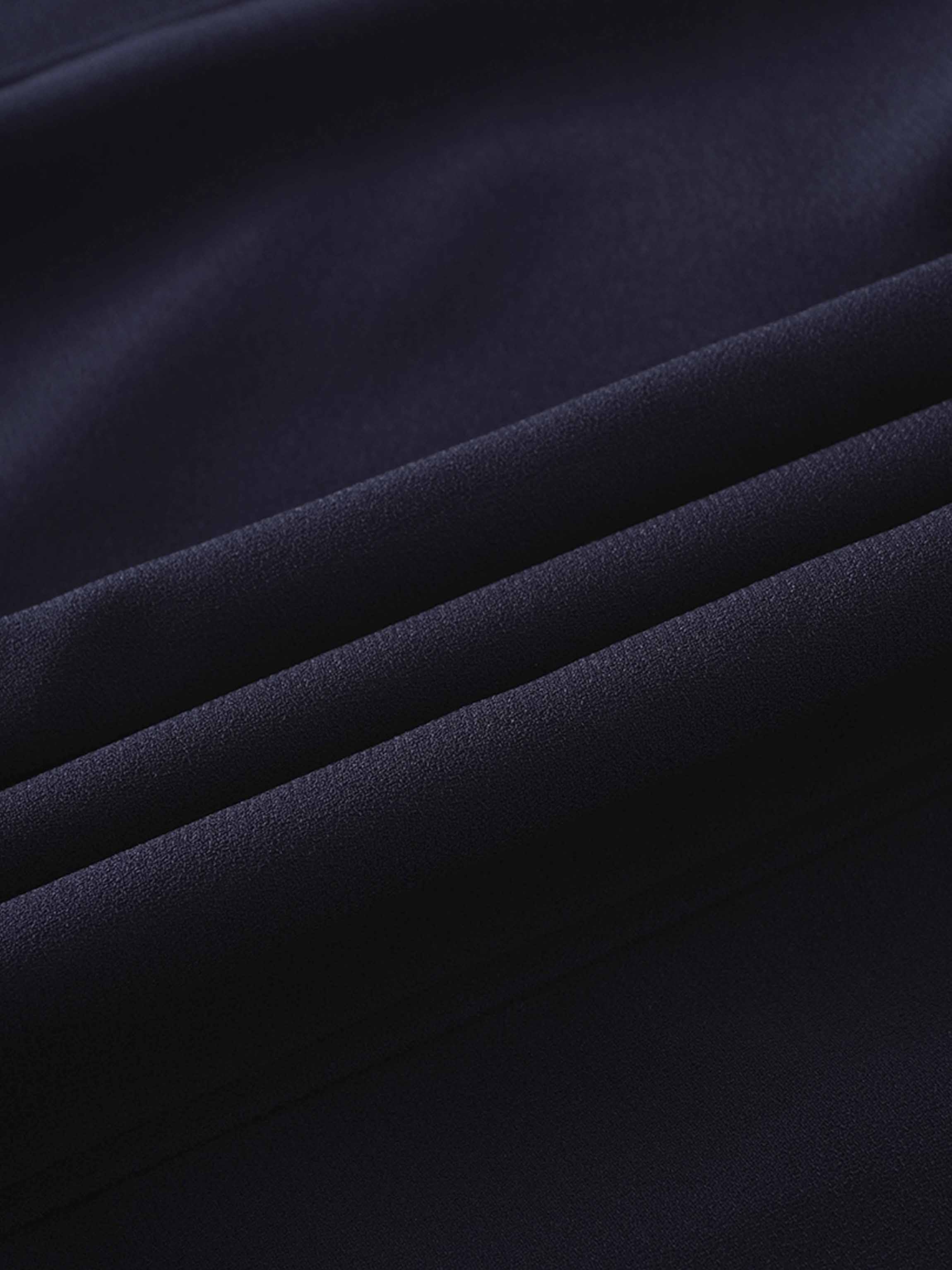 Bottom Flare Skirt-Navy