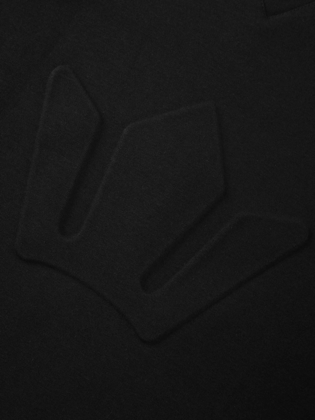 Embossed Crown Sweatshirt-Black