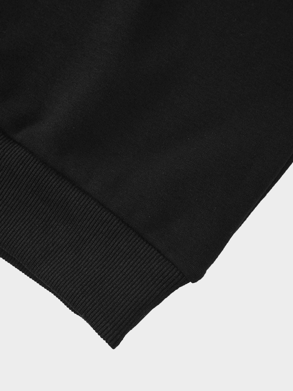 Embossed Crown Sweatshirt-Black