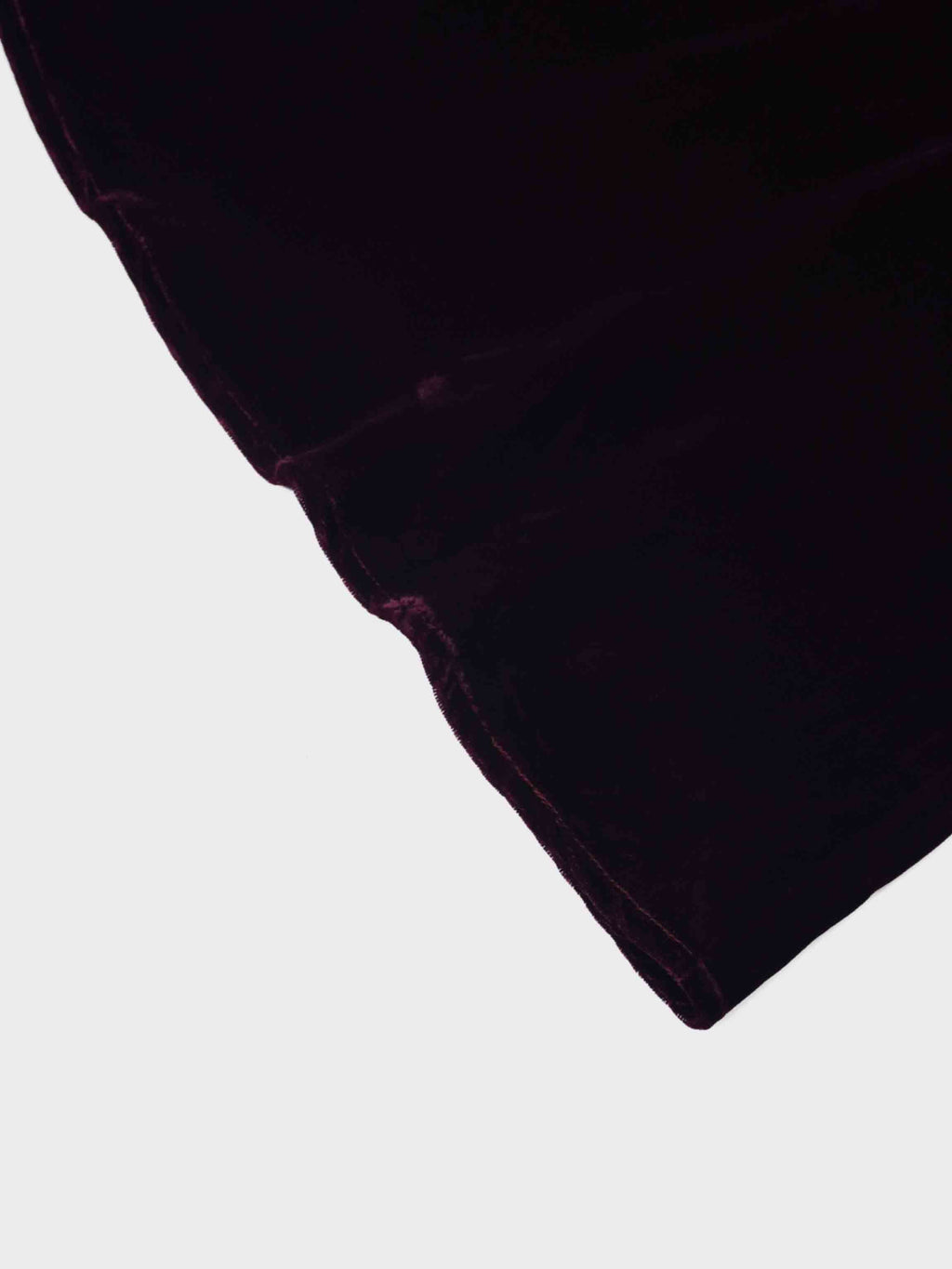 Velvet Flare Skirt-Burgundy