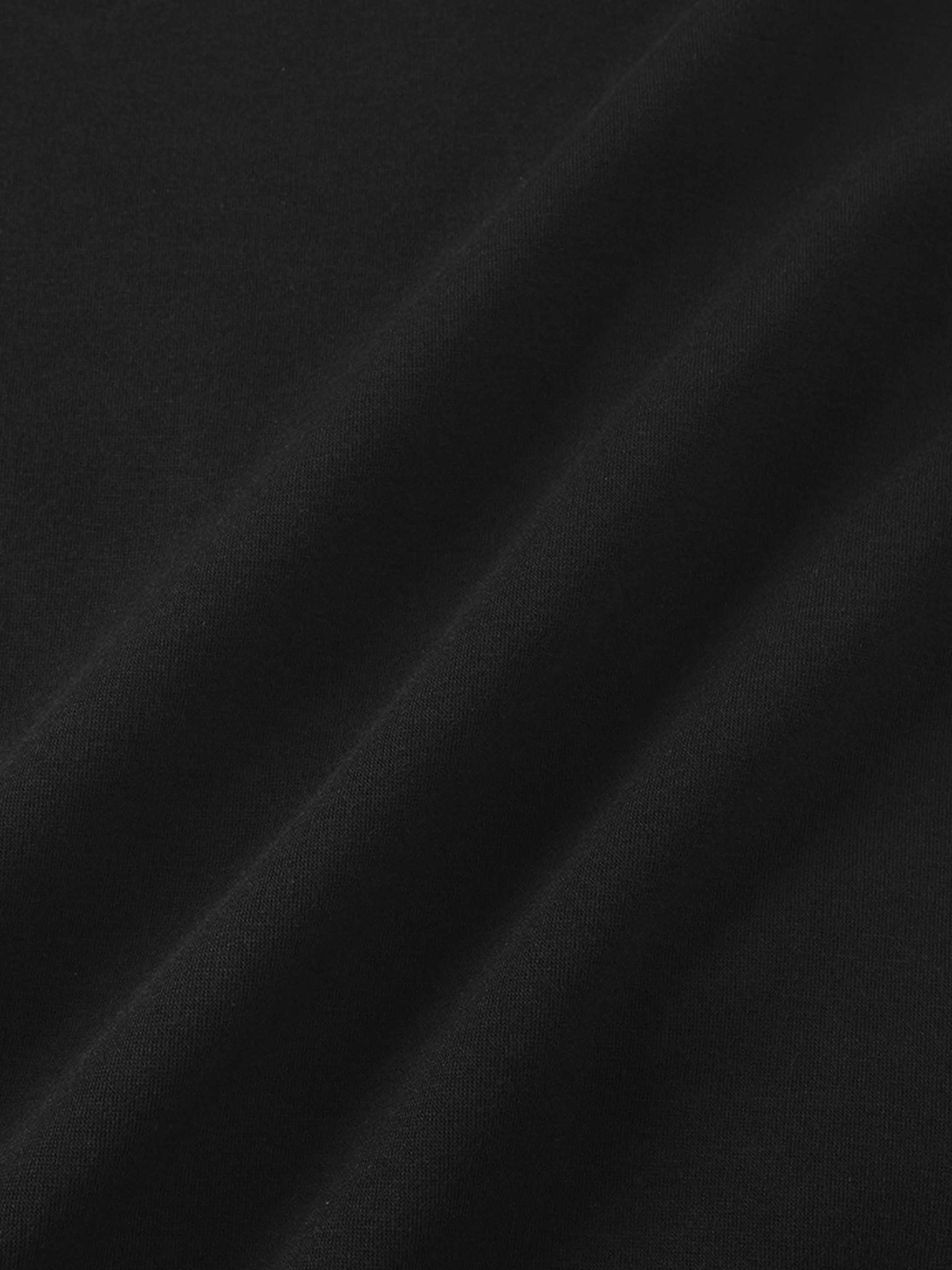 Embossed Crown Sweatshirt-Black