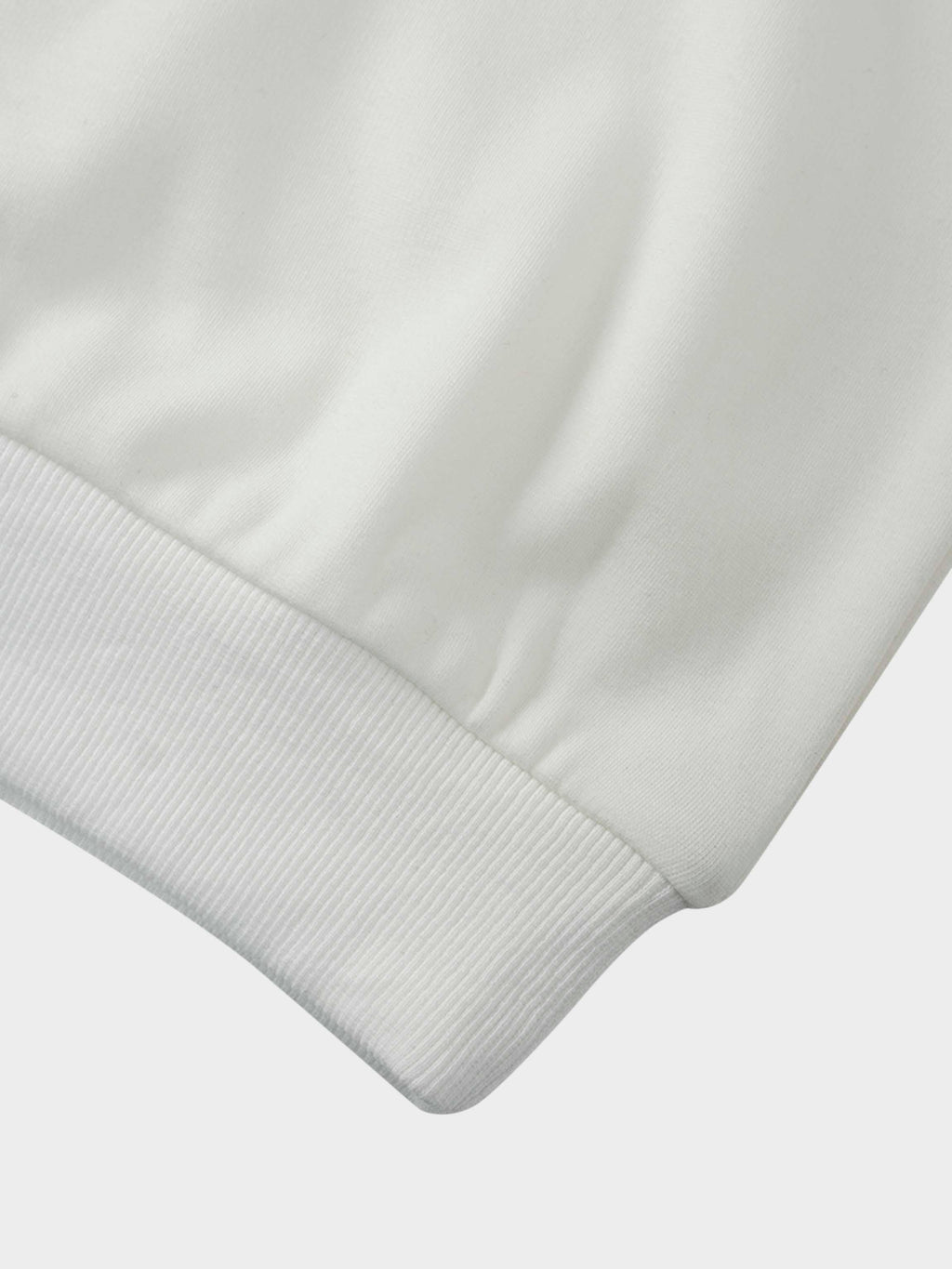 Embossed Crown Sweatshirt-Ivory