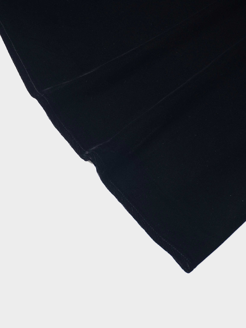 Velvet Flare Skirt-Black