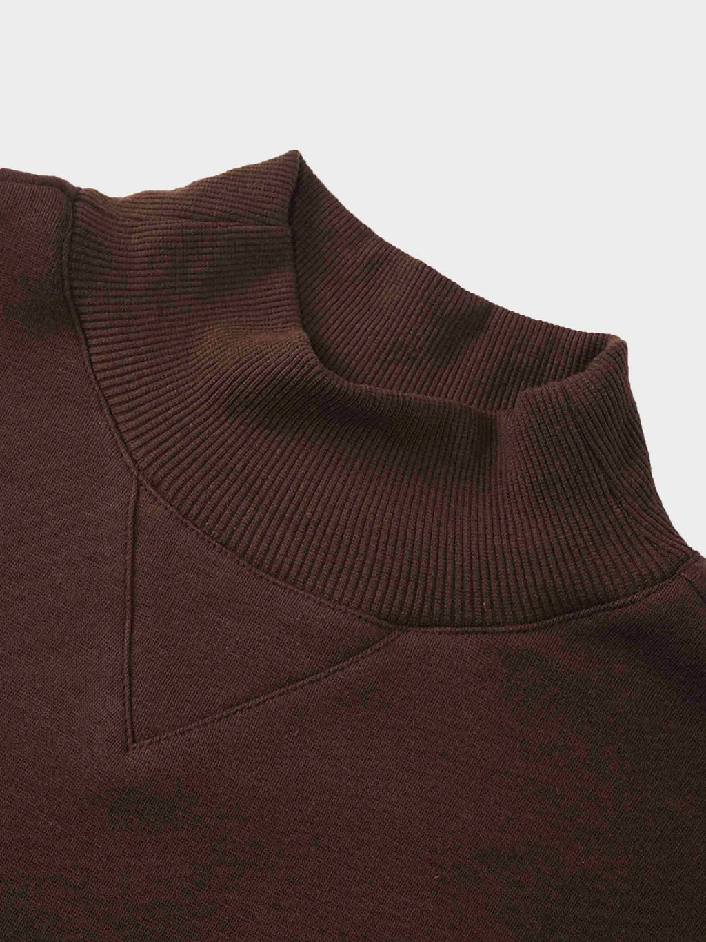 Embossed Crown Sweatshirt-Brown