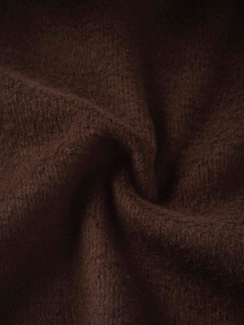 Embossed Crown Sweatshirt-Brown