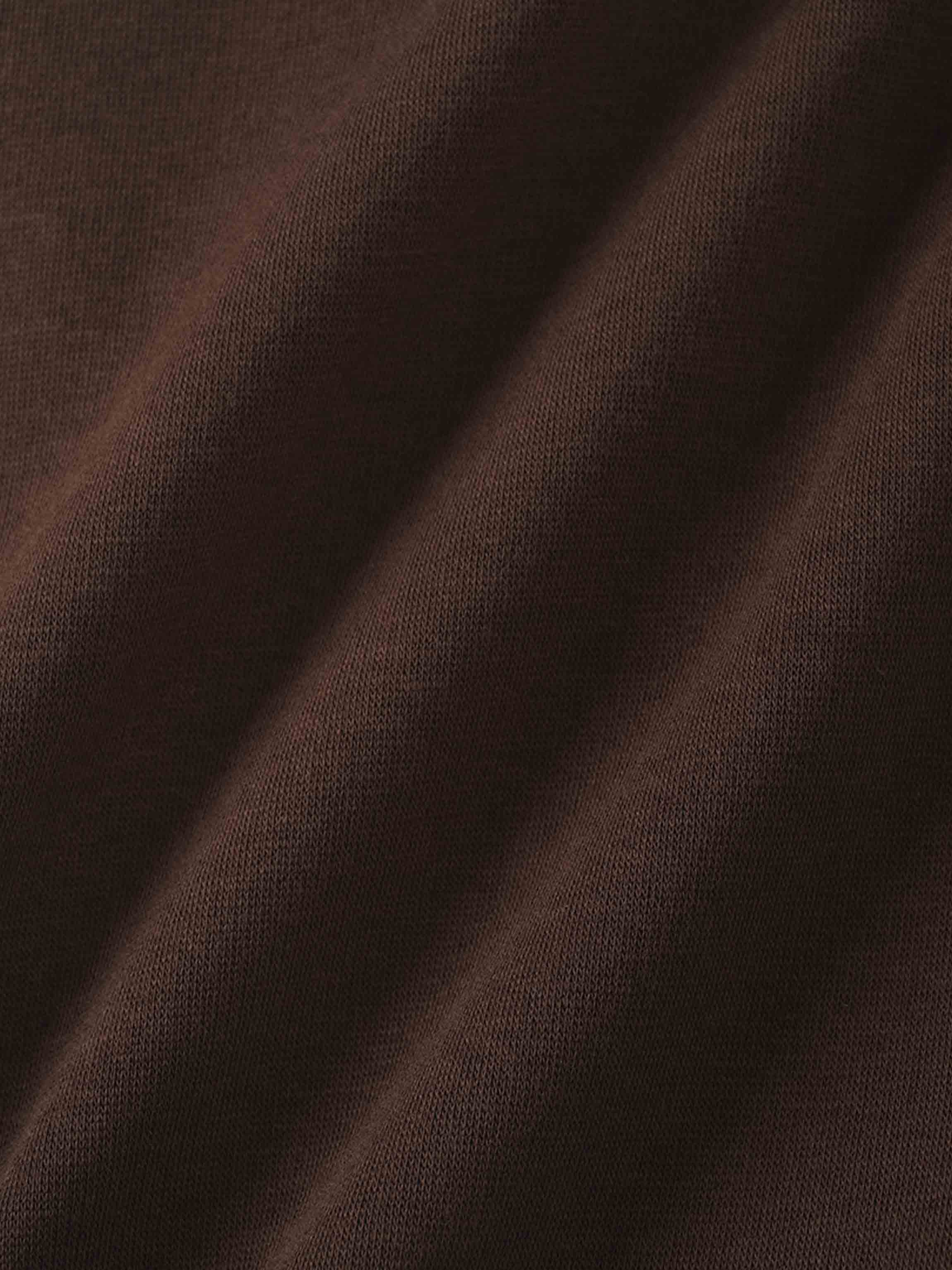 Embossed Crown Sweatshirt-Brown