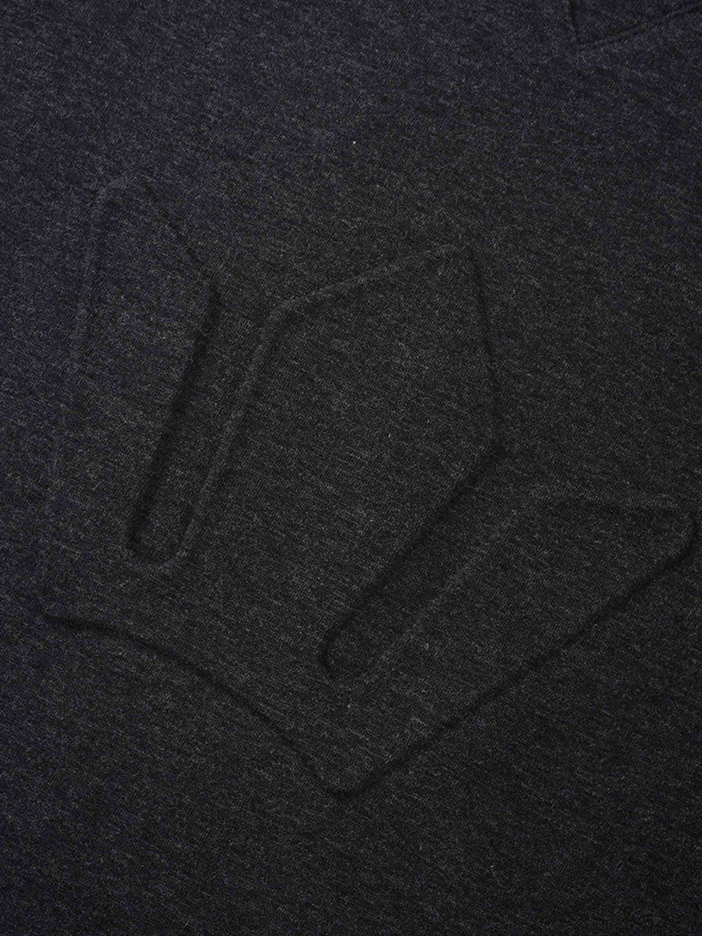 Embossed Crown Sweatshirt-Dark Heathered Grey