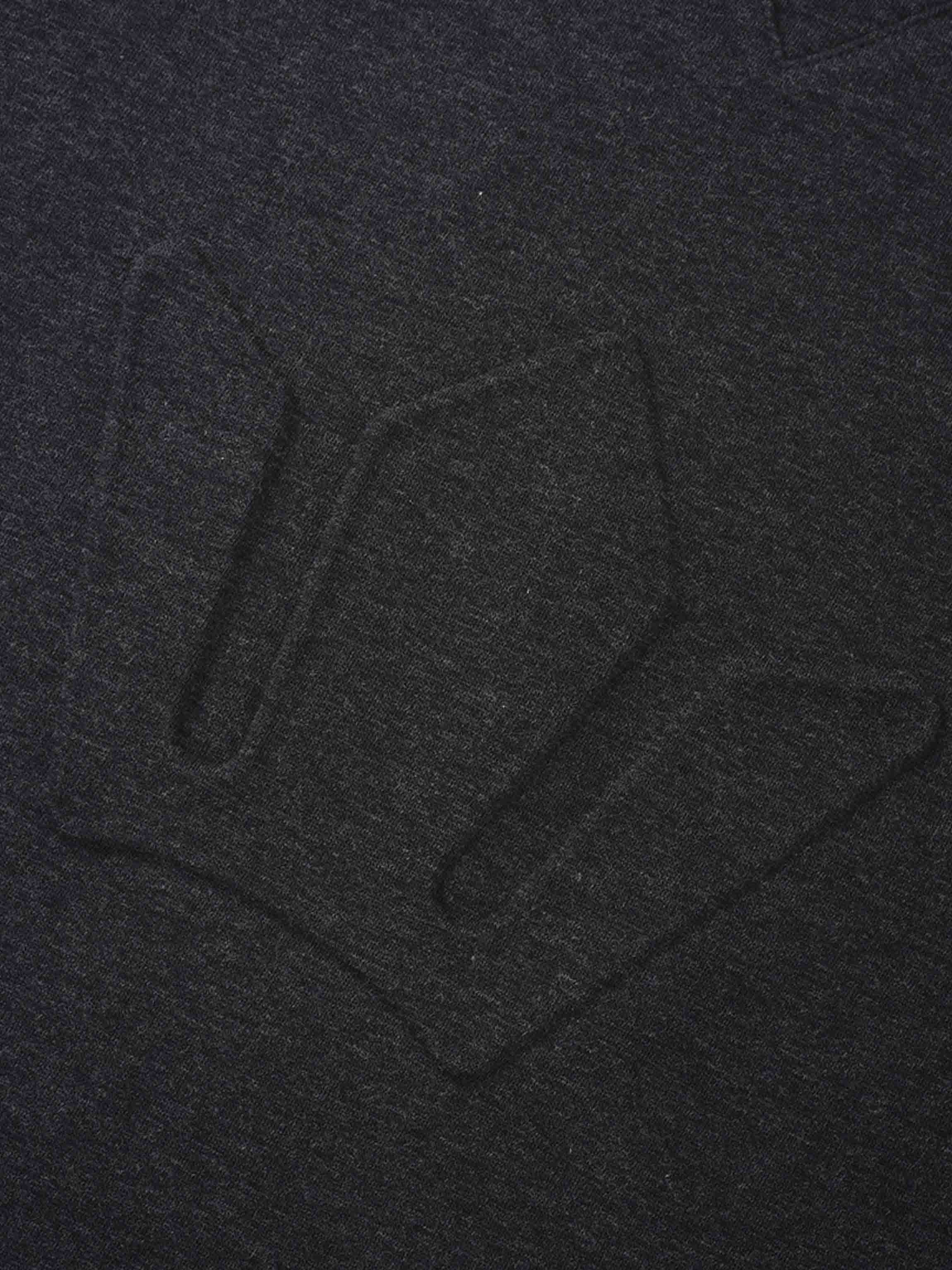 Embossed Crown Sweatshirt-Dark Heathered Grey