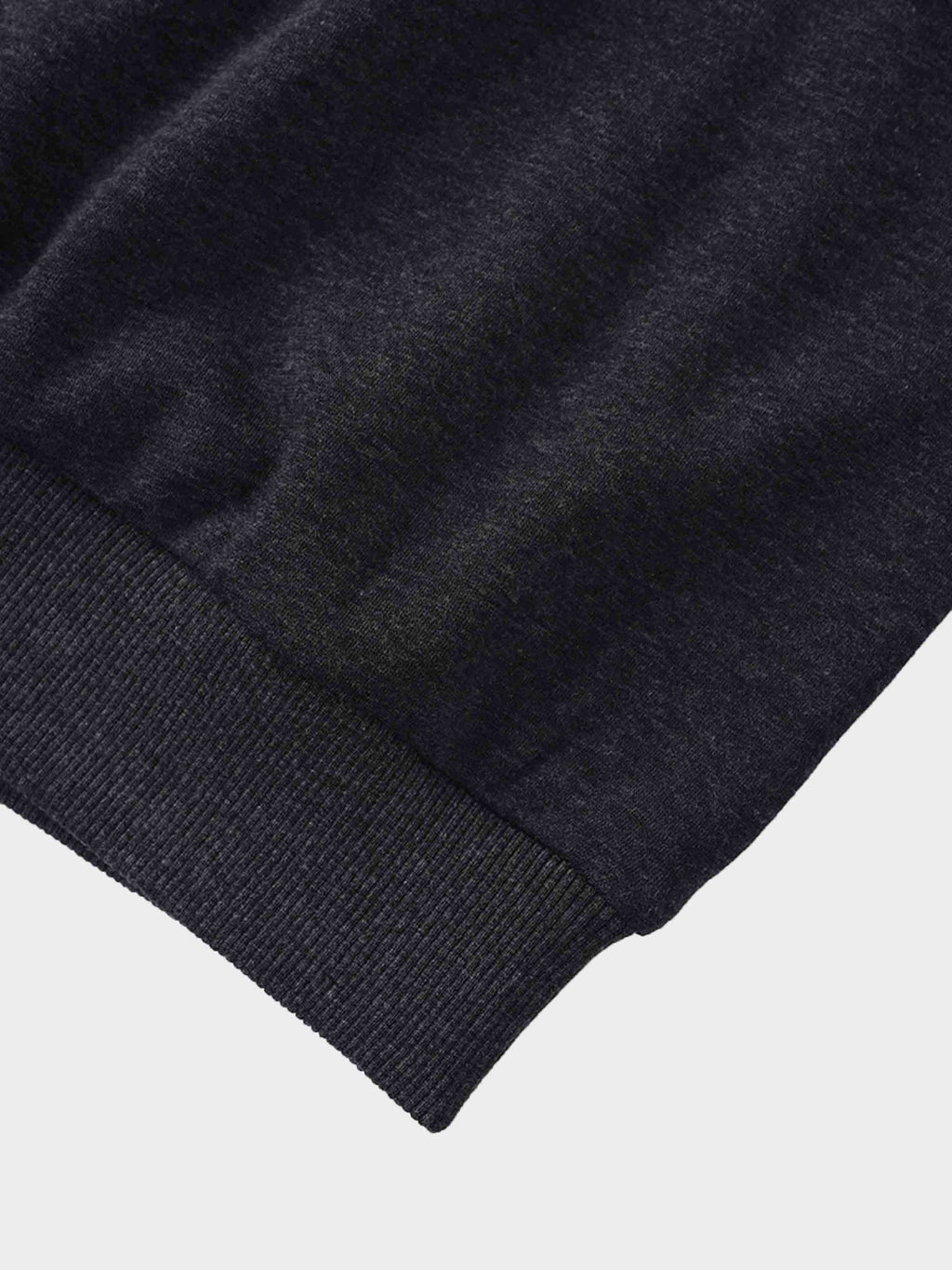 Embossed Crown Sweatshirt-Dark Heathered Grey