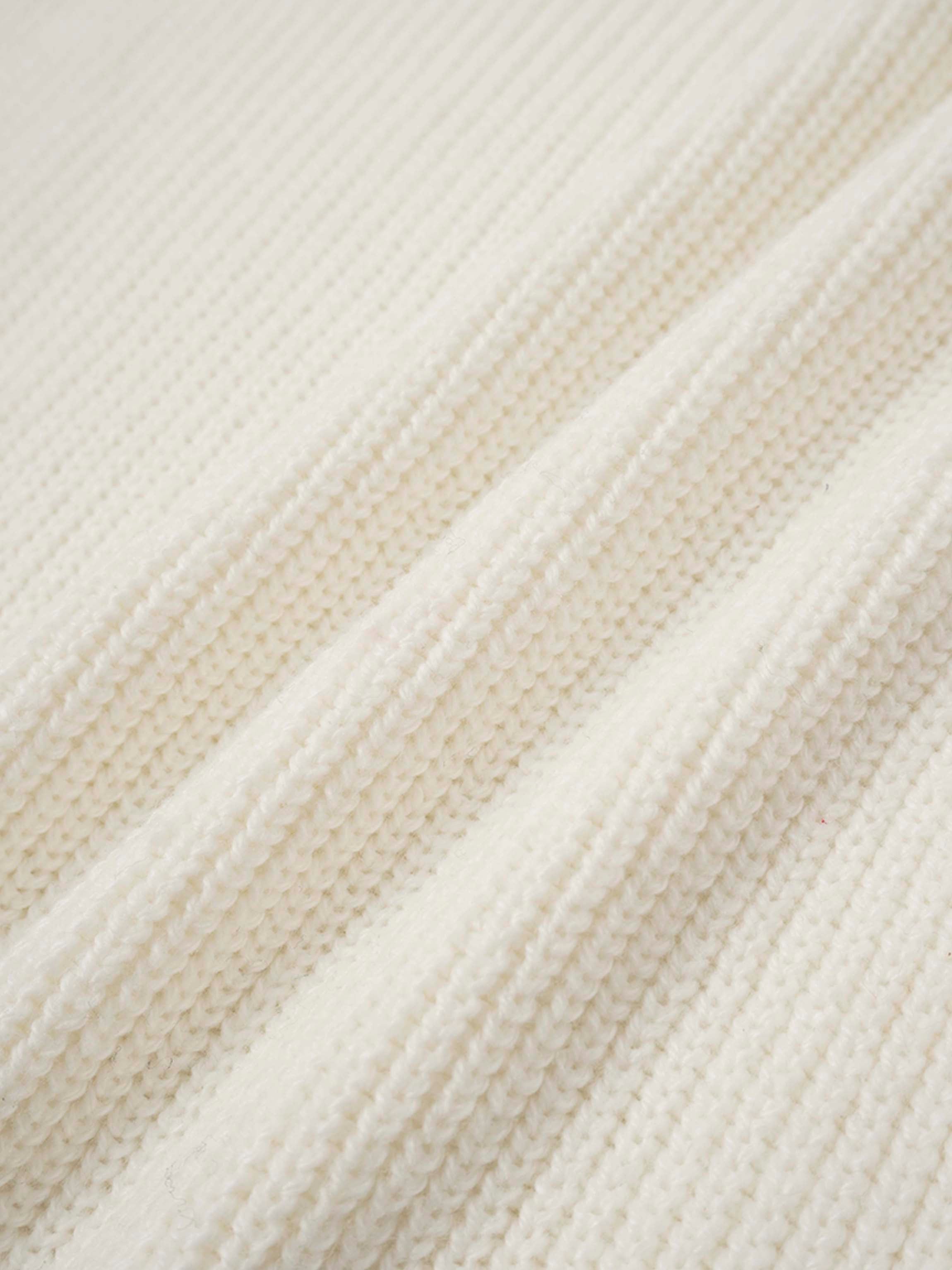 Puff Sleeve Sweater-Cream