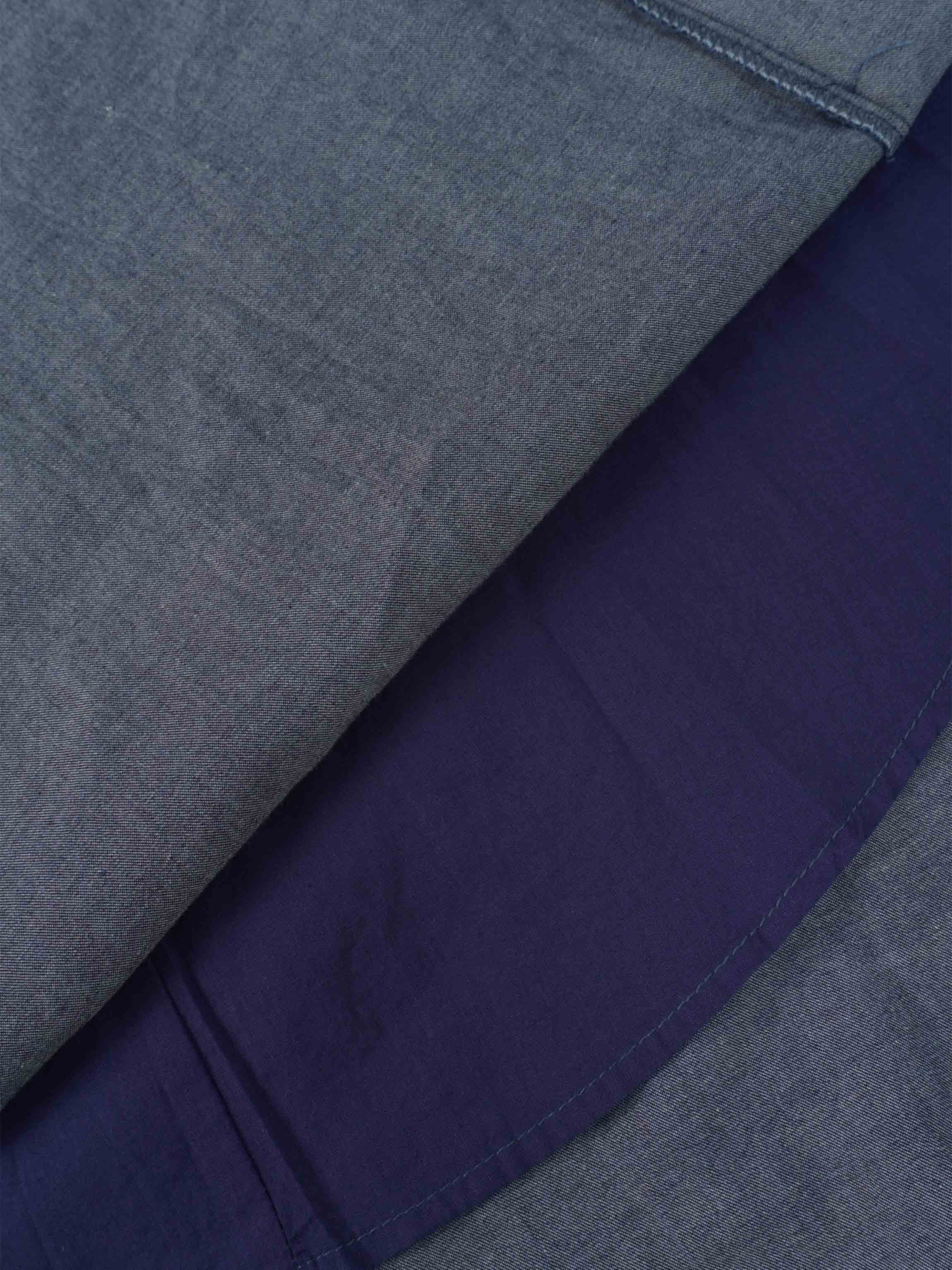 High Waist Drawstring Maternity Dress-Dark Denim