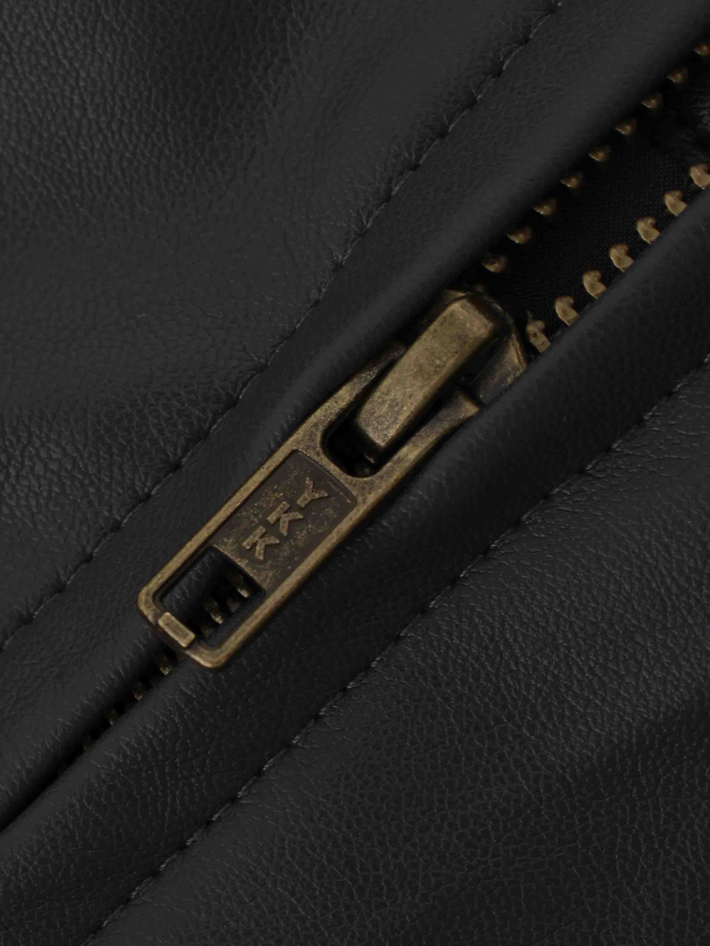 Flare Leather Skirt 27"-Grey