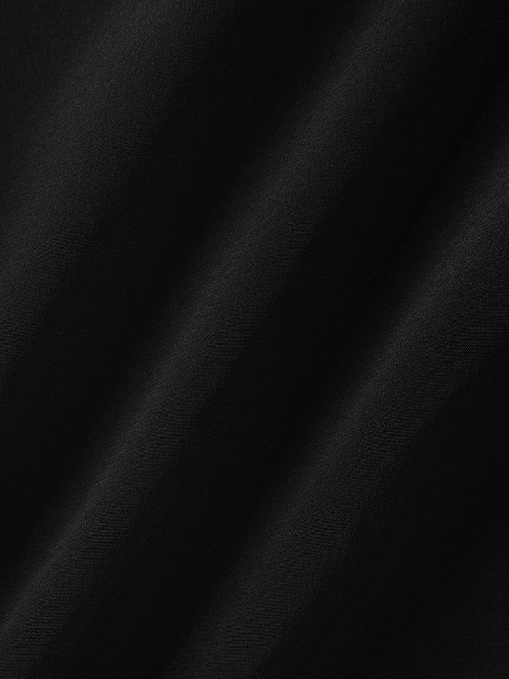 Silk Cape Blouse-Black