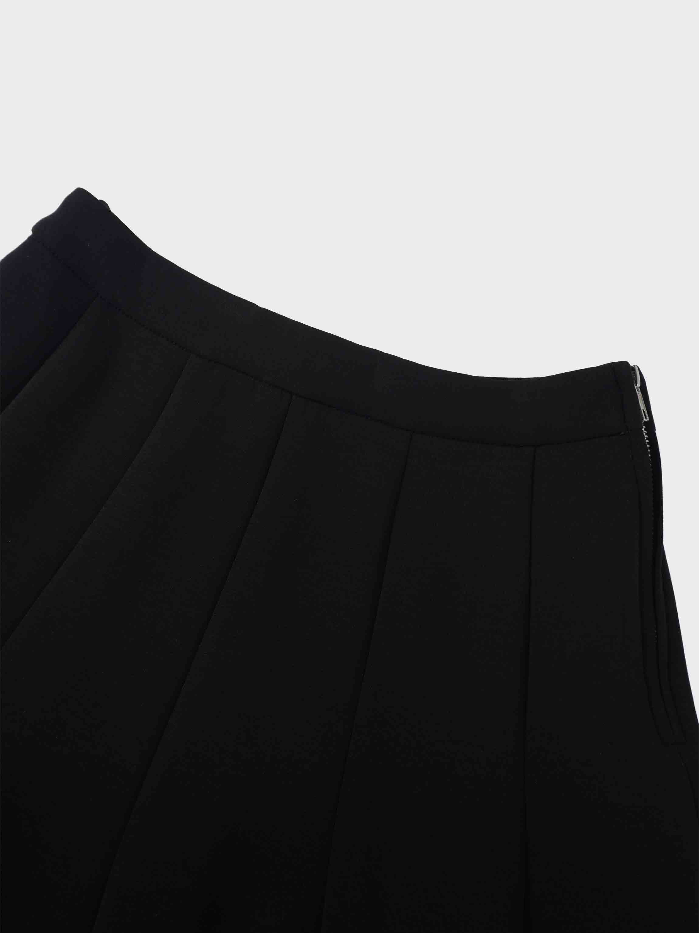 Short Flare Skirt 24"-Black