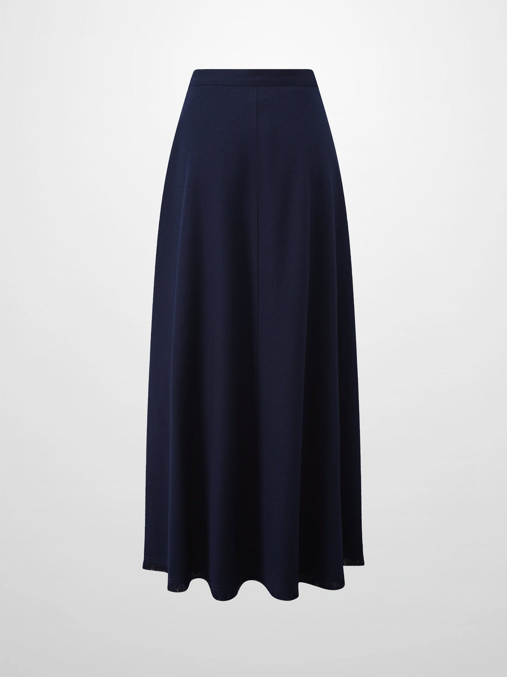 Fringe Circle Skirt-Navy
