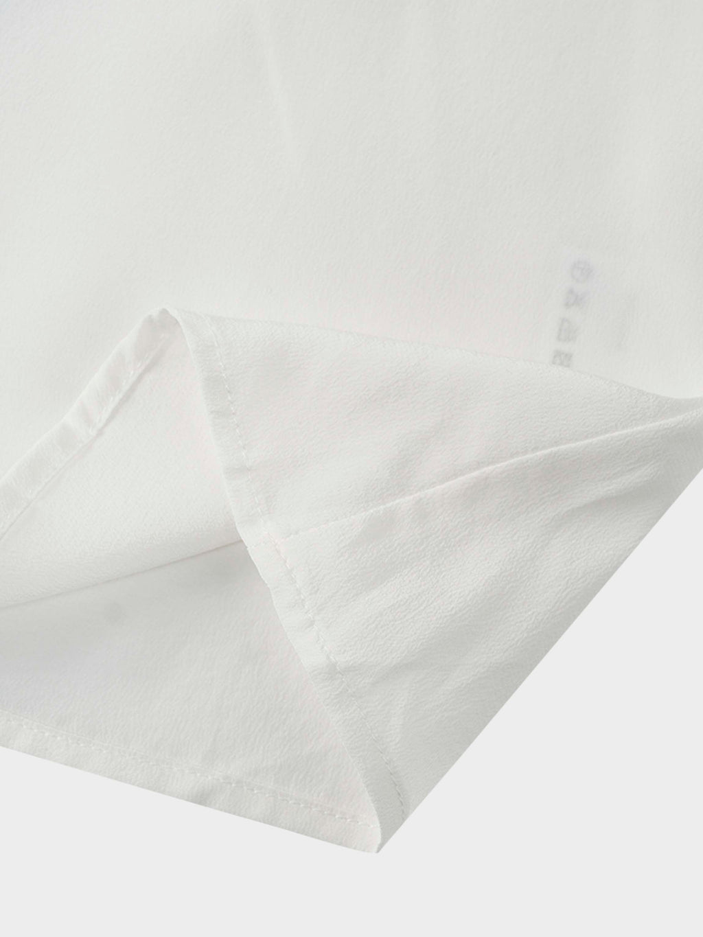 Silk Cape Blouse-Cream