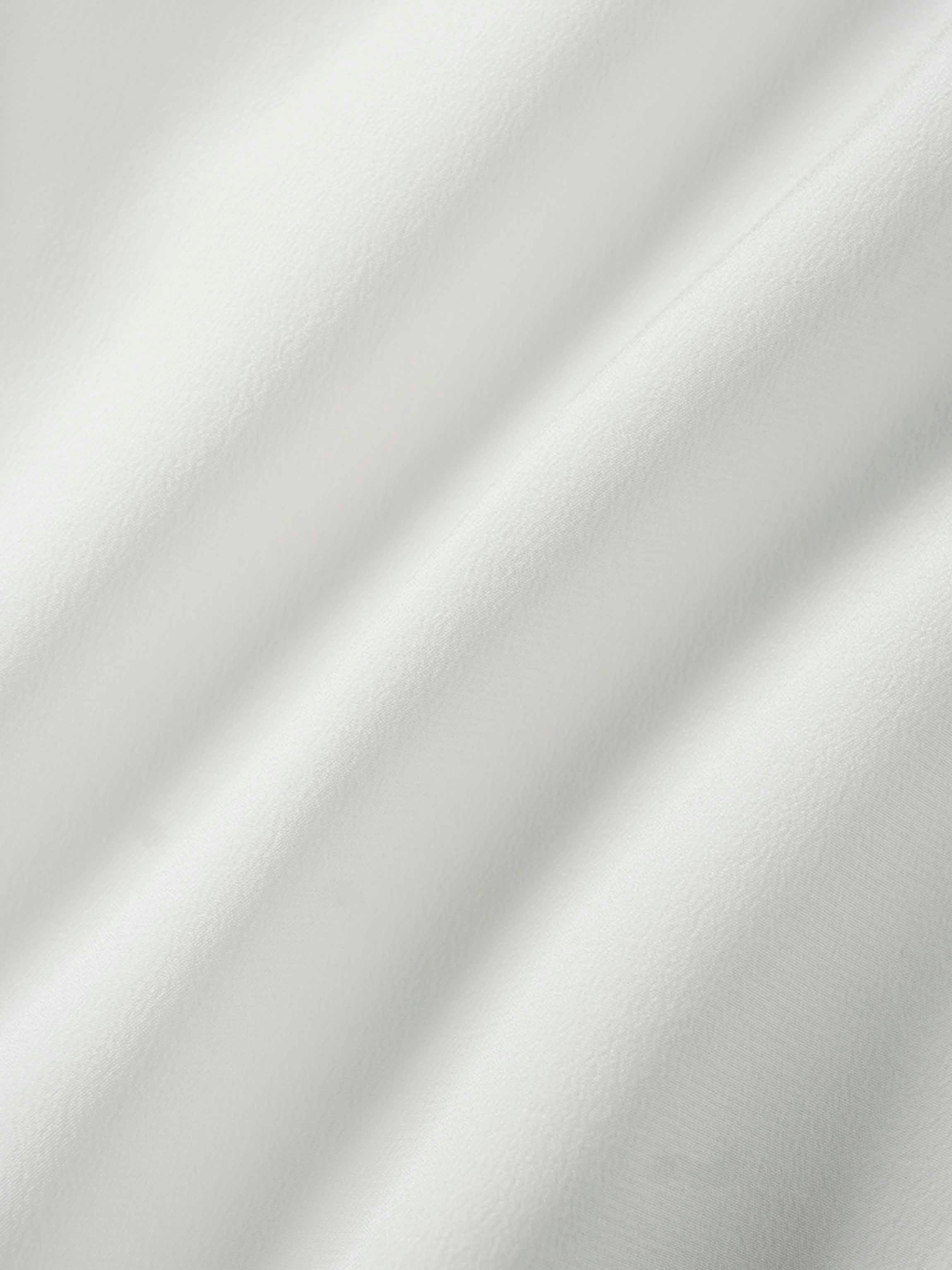 Silk Cape Blouse-Cream