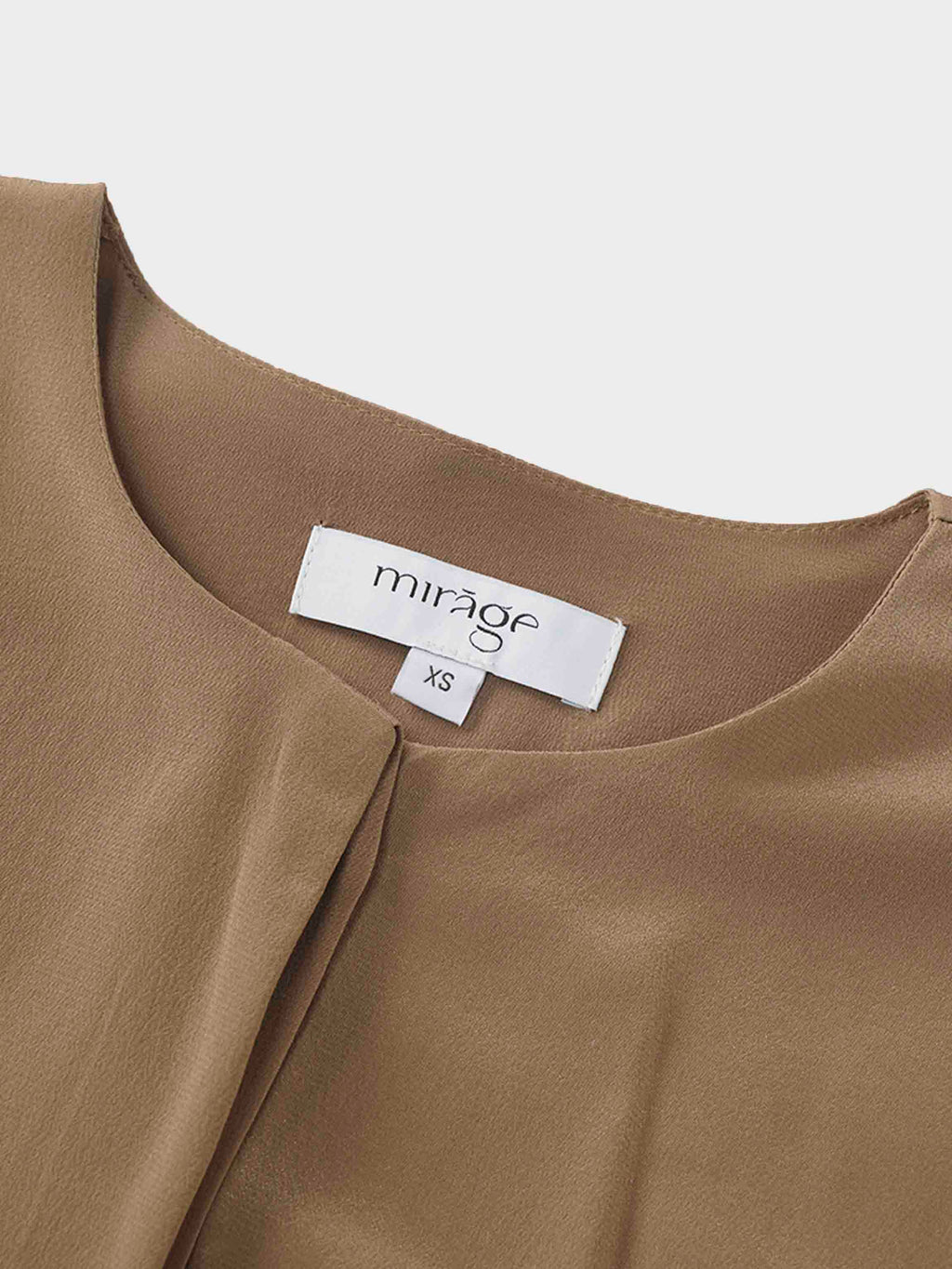 Silk Cape Blouse-Golden Olive