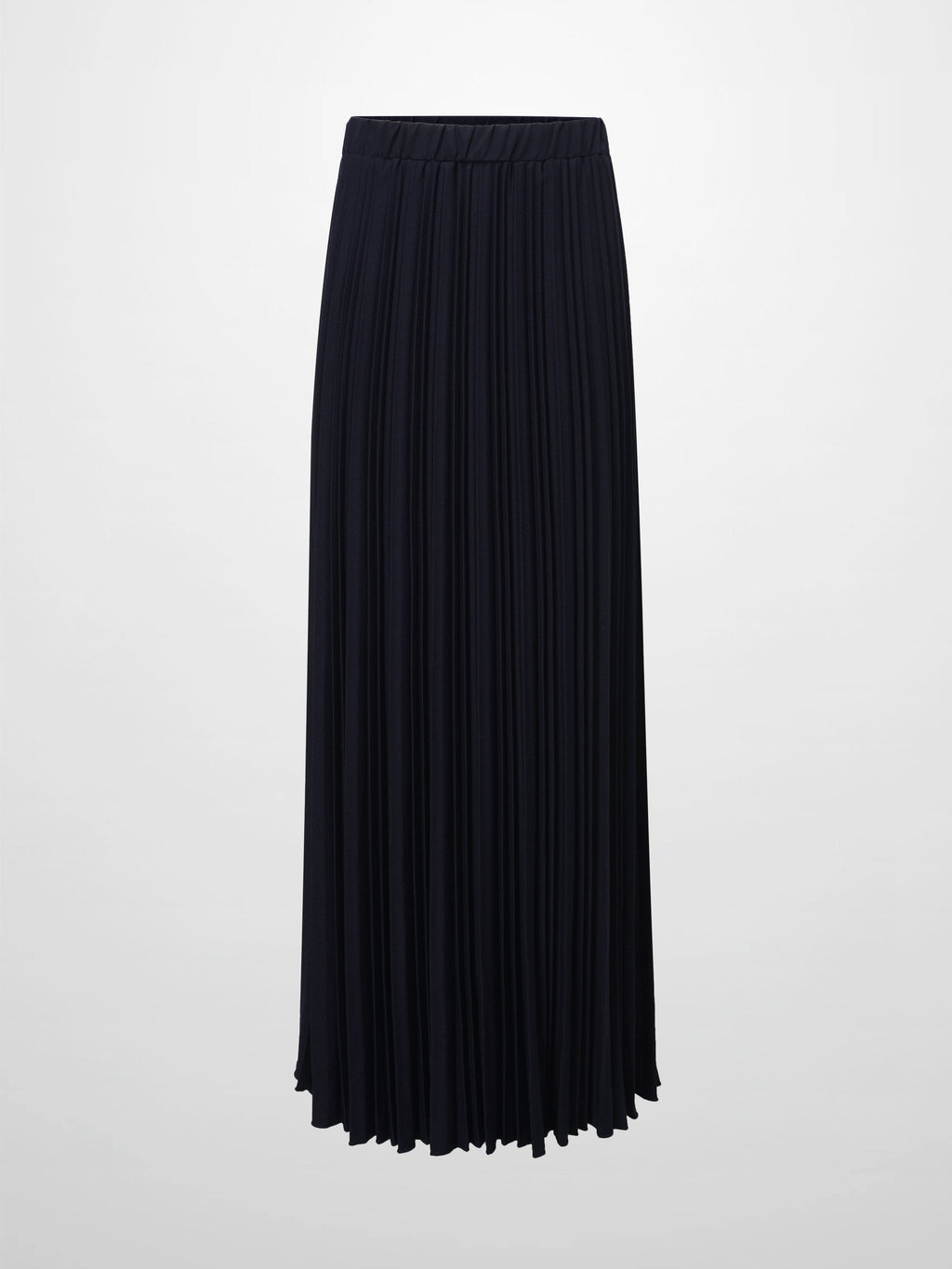 Mix Pleat Skirt-Navy