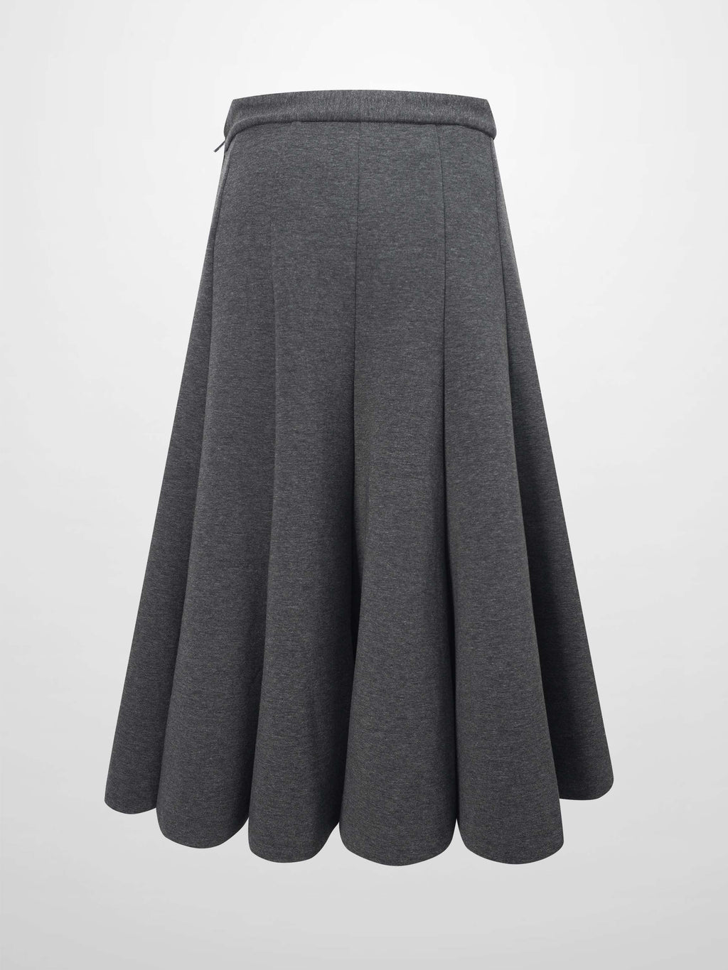 Short Flare Skirt 26"-Grey