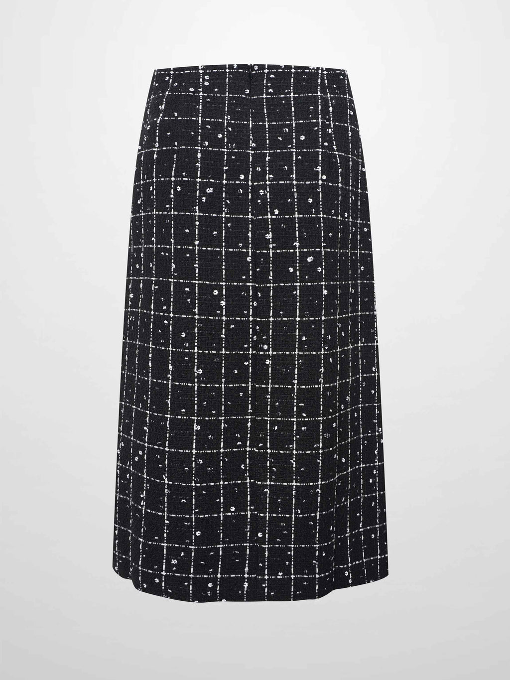 Short Pocket Skirt-Black/White