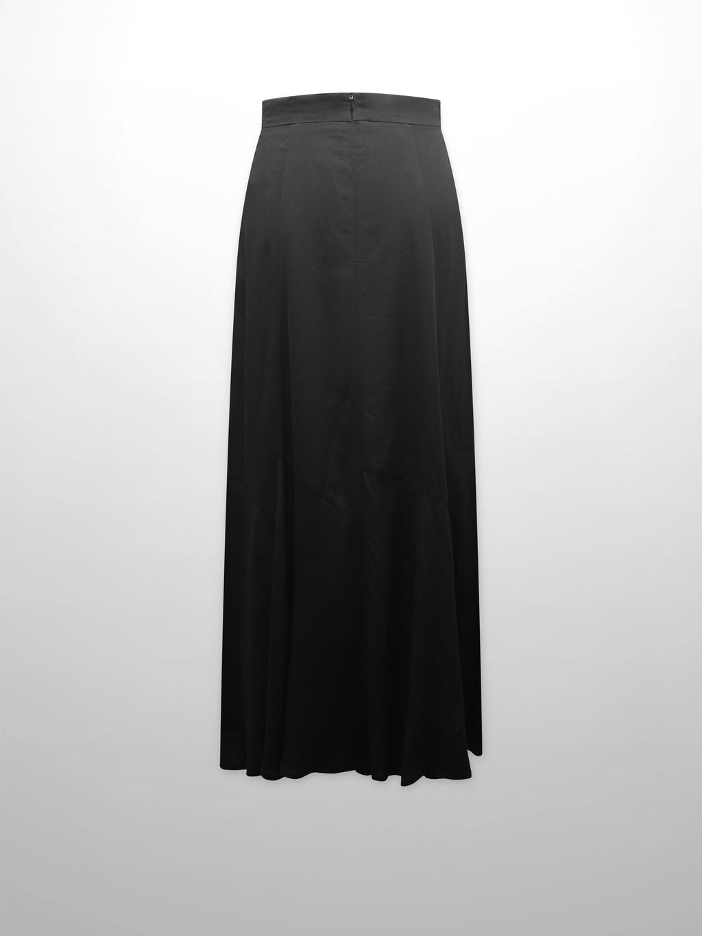 TRUMPET FLARE SKIRT-BLACK