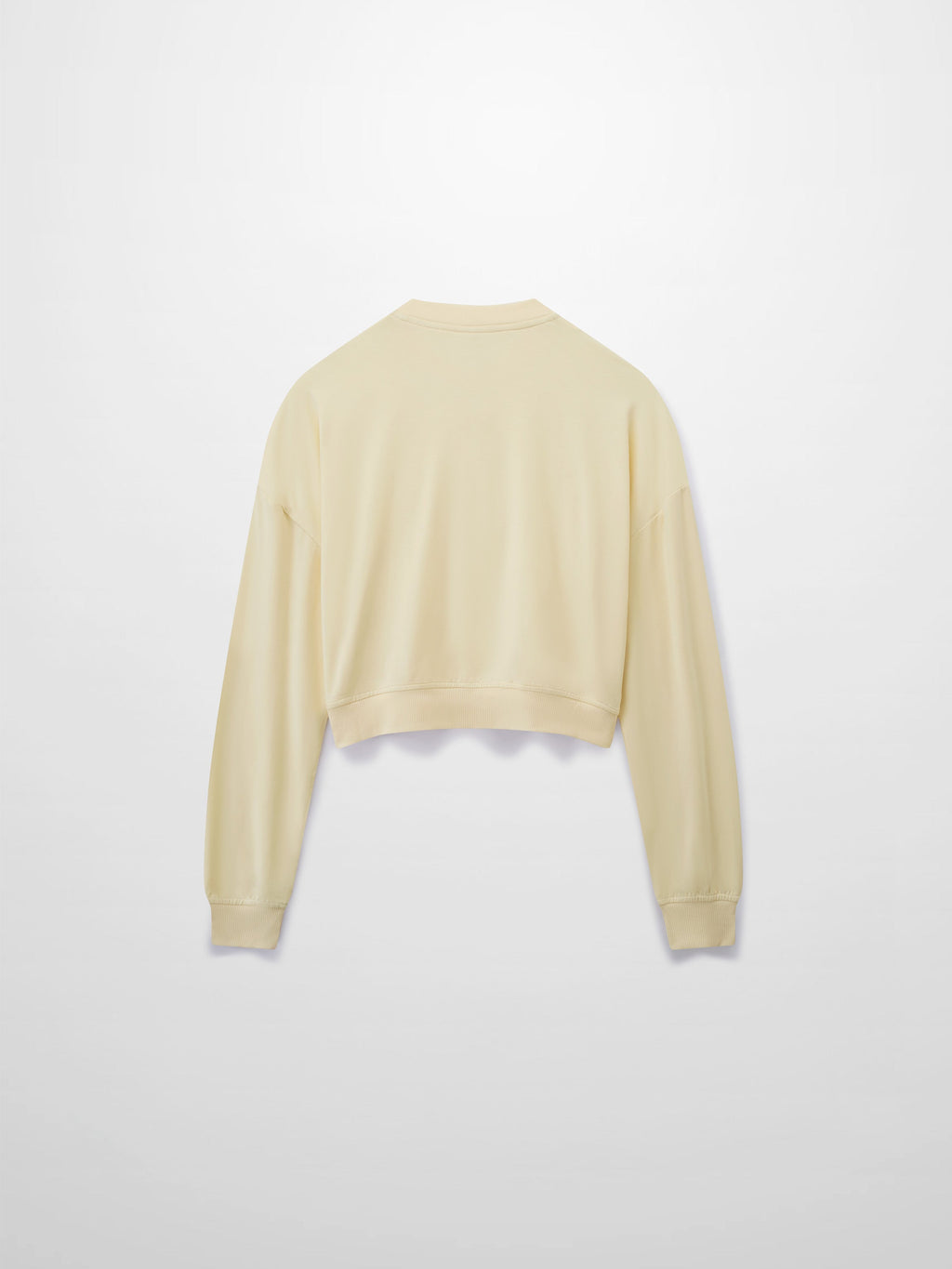 Cropped Tee-Ivory
