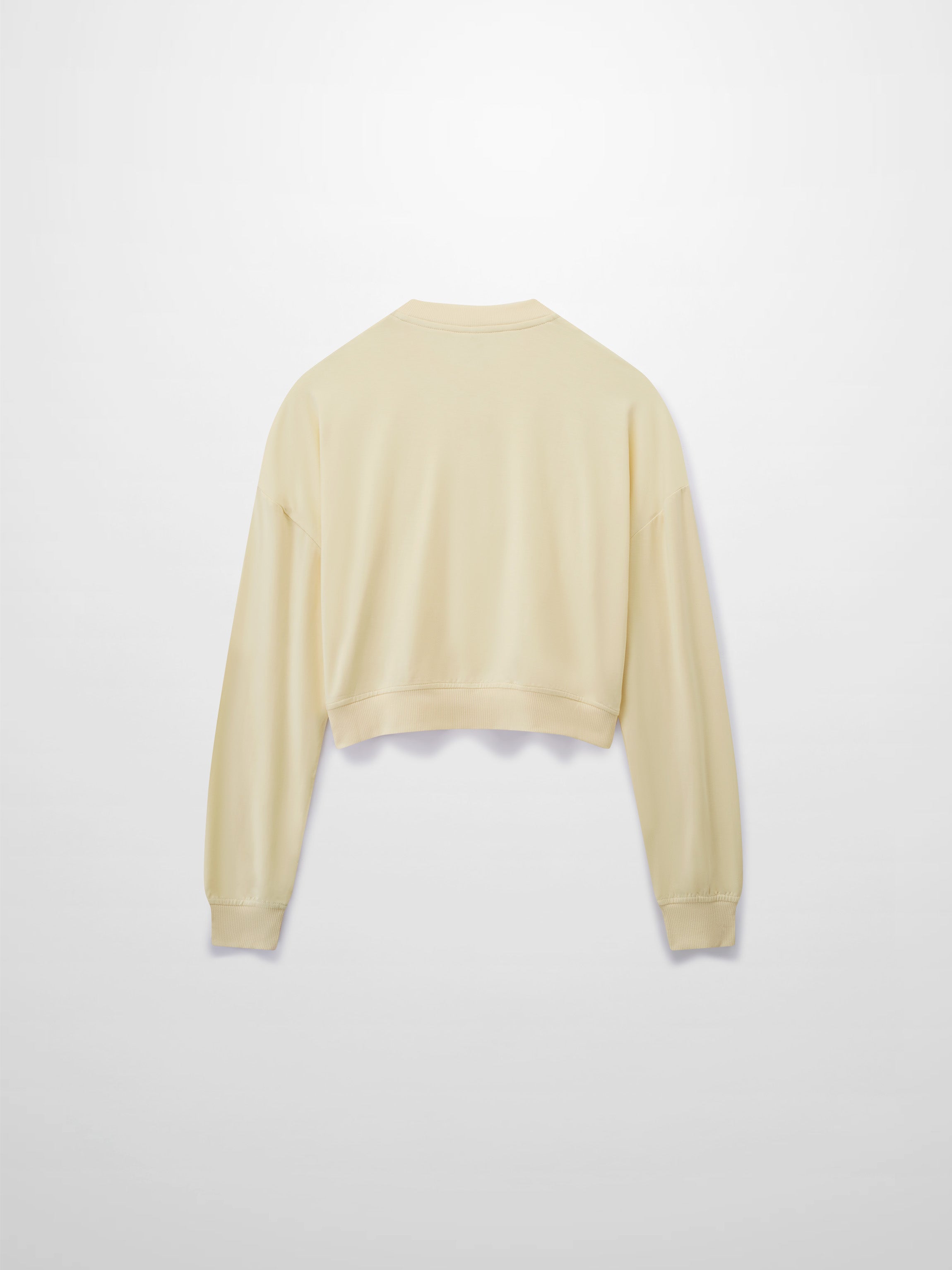 Cropped Tee-Ivory