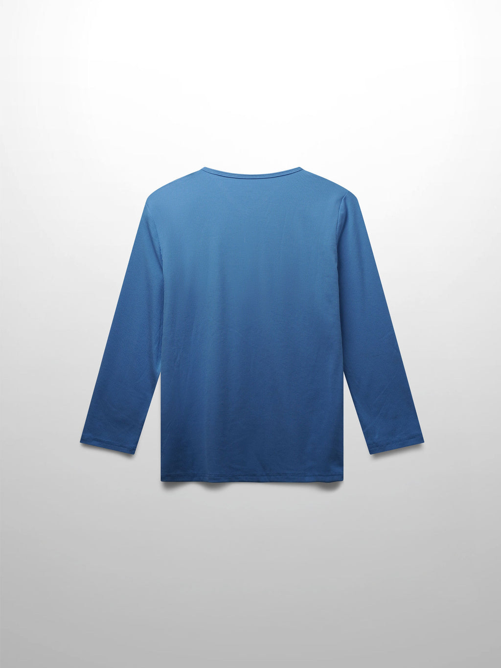 RIBBED HIGH V 3Q-PERIWINKLE BLUE