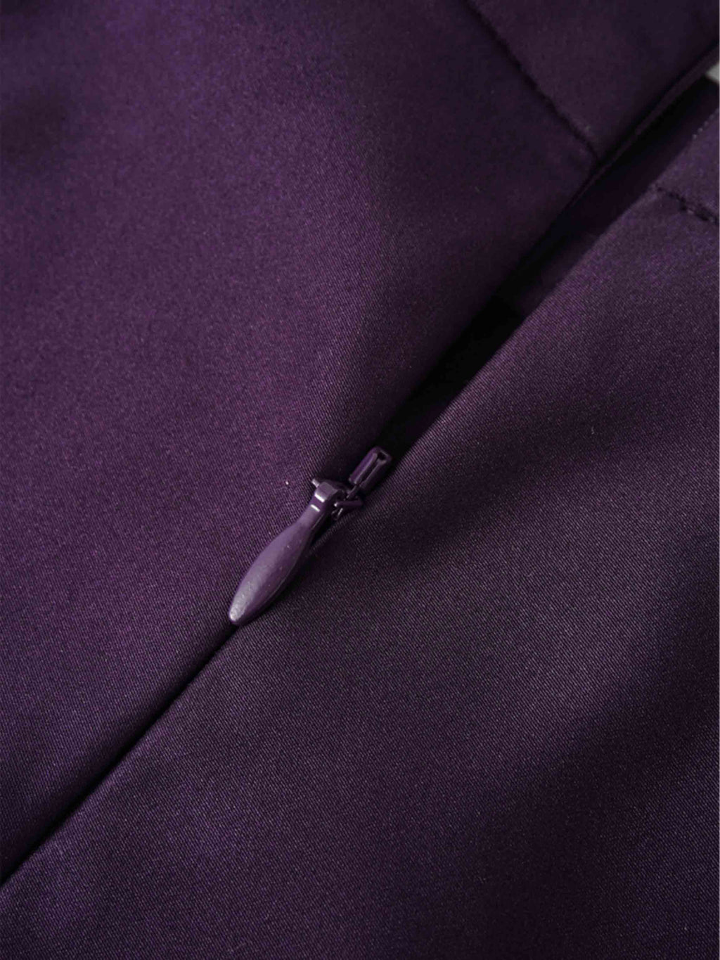 Lux Satin Pleated Skirt 26"-Wine