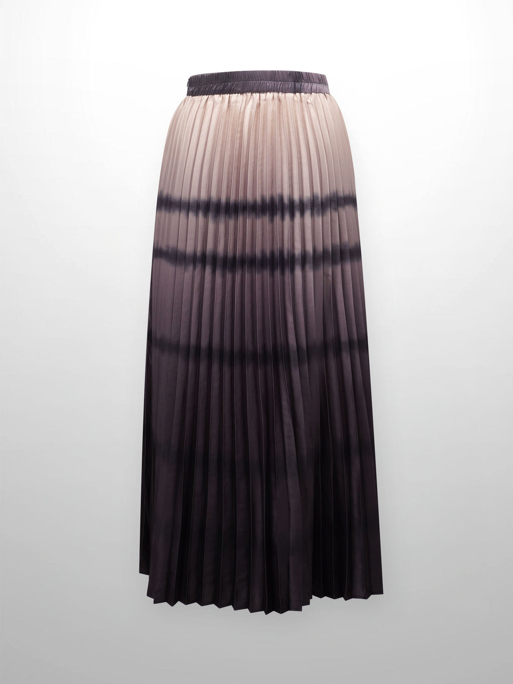 Ombre Faux Wrap Skirt - Brown