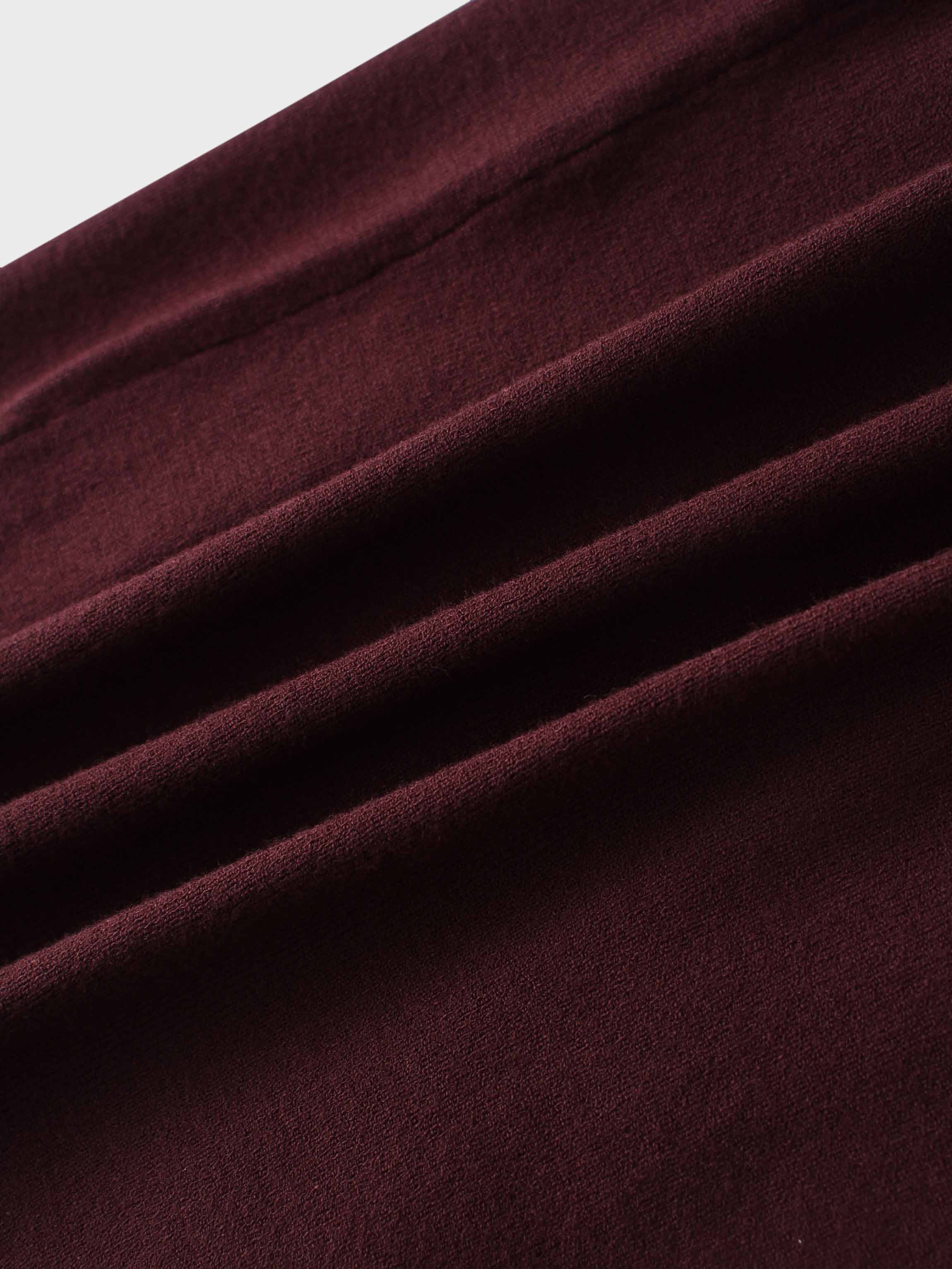 Crochet Puff Flower Sweater Set-Plum