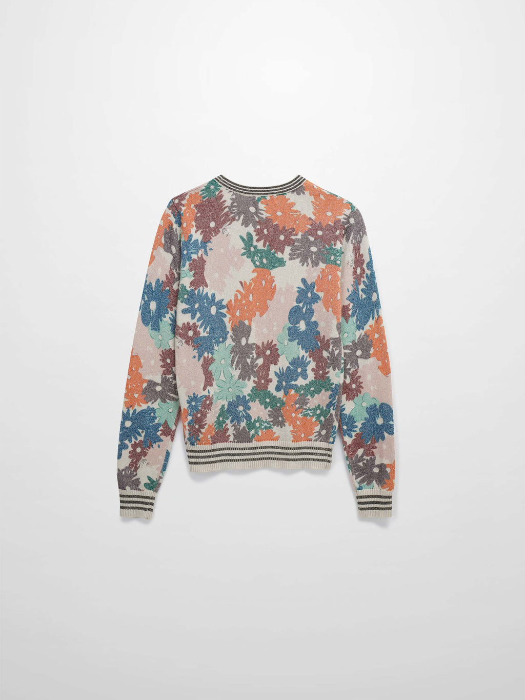 Crew Lurex Sweater-Floral