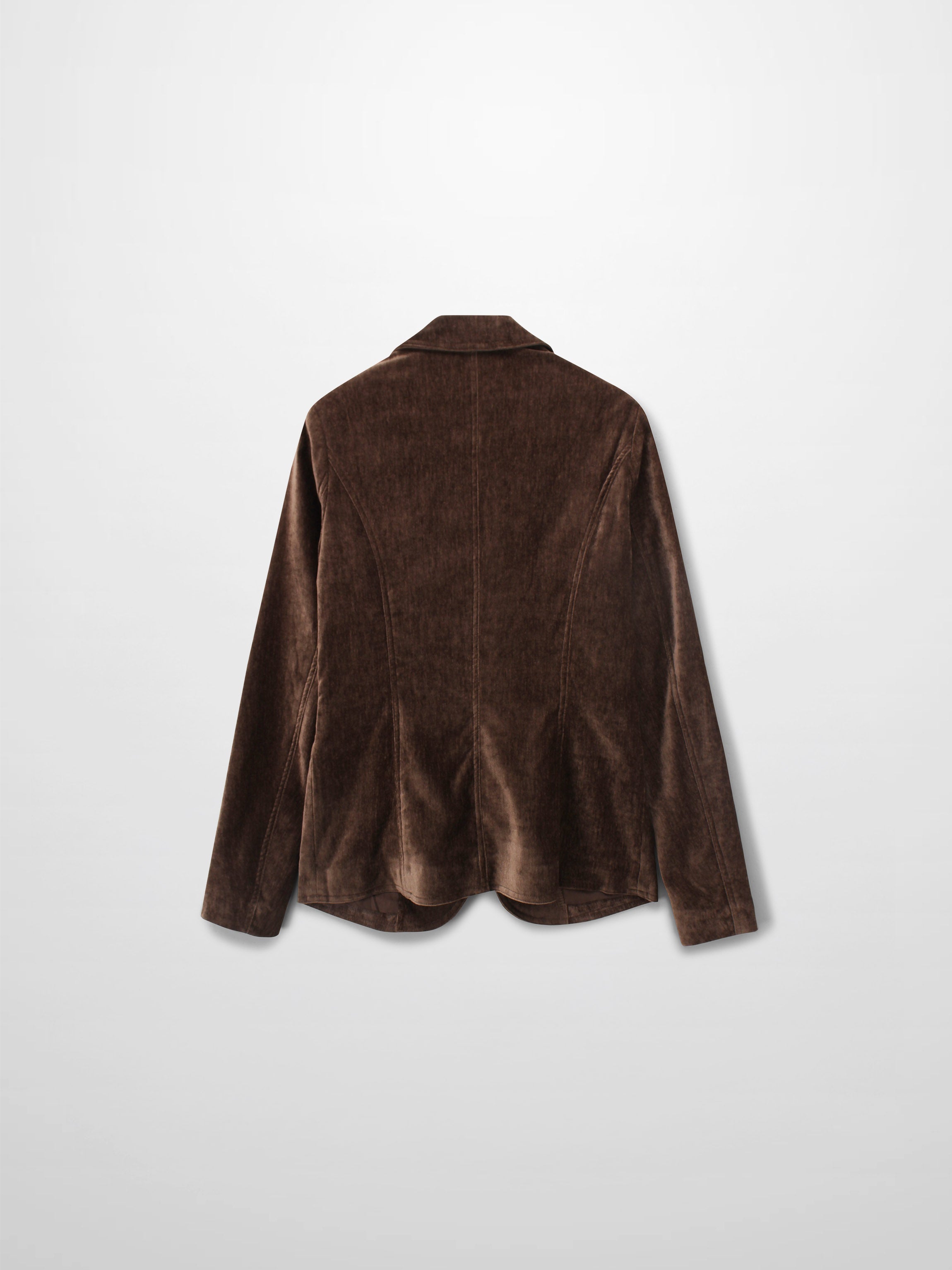 Chenille Blazer-Brown