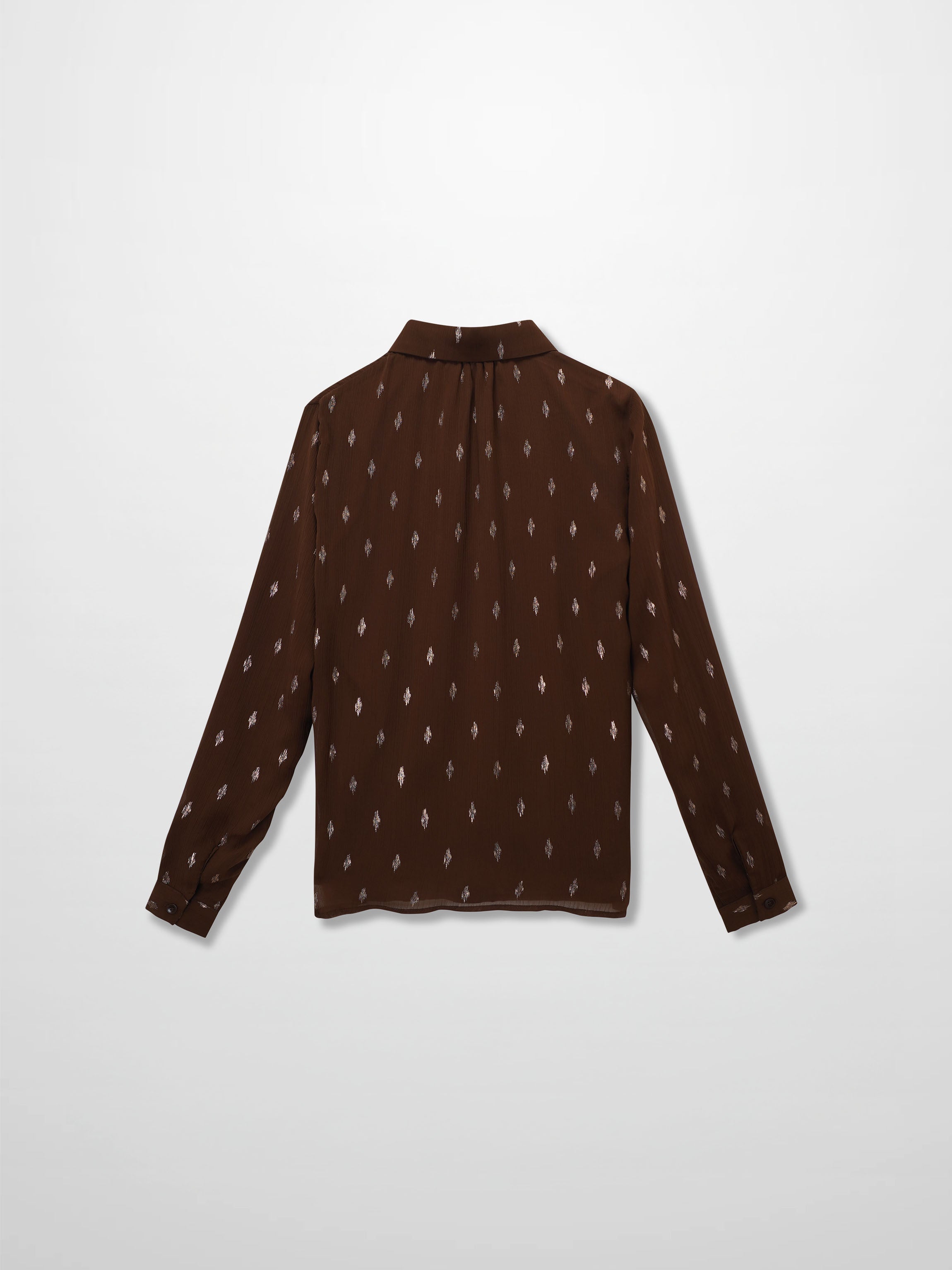 Gold Brush Blouse-Brown