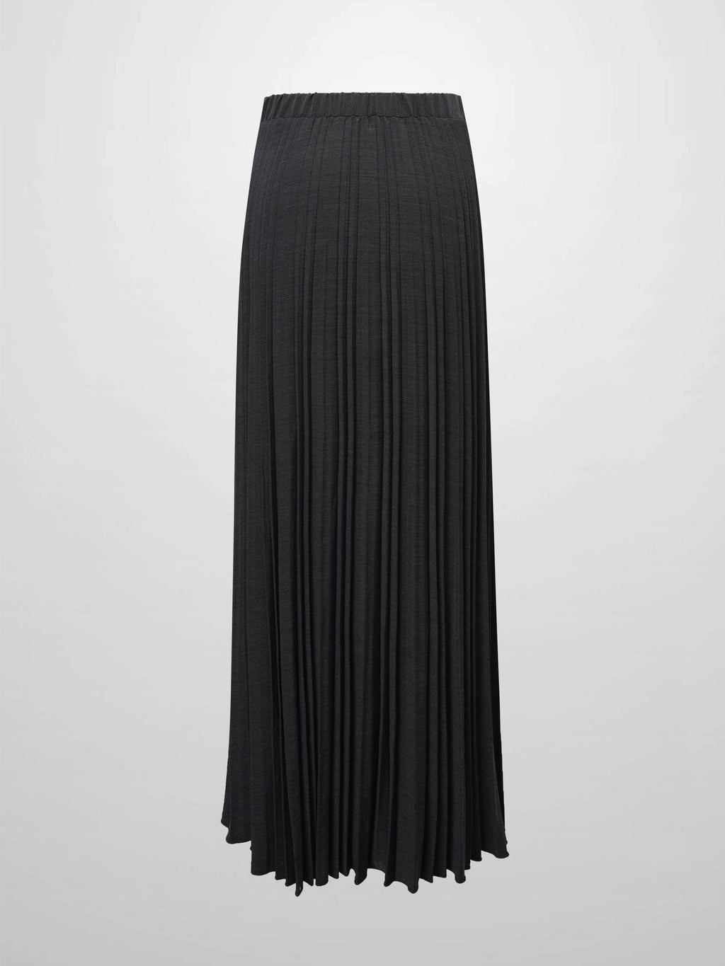 Mix Pleat Skirt-Denim Grey