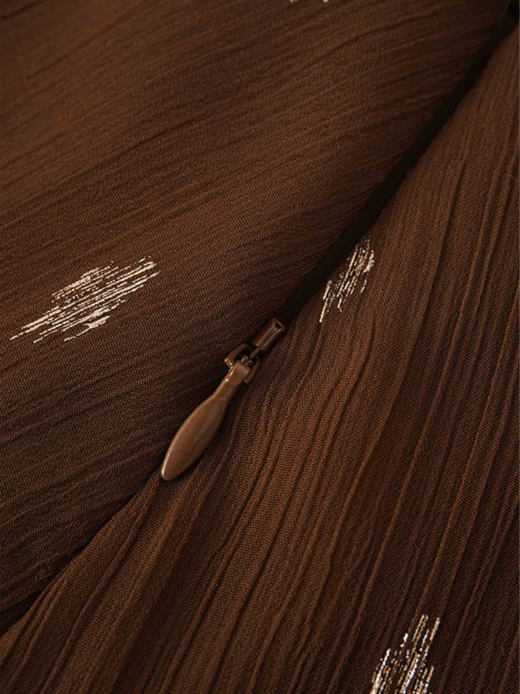 Chiffon Layered Skirt-Gold Brushed