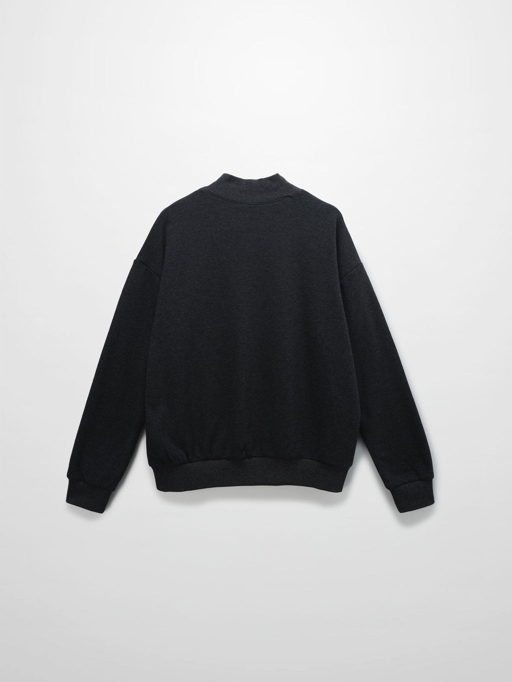 Embossed Crown Sweatshirt-Dark Heathered Grey