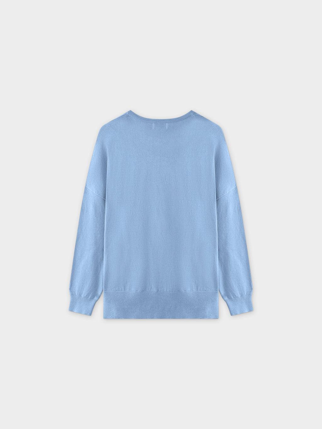 Oversized Lightweight Sweater-Light Blue
