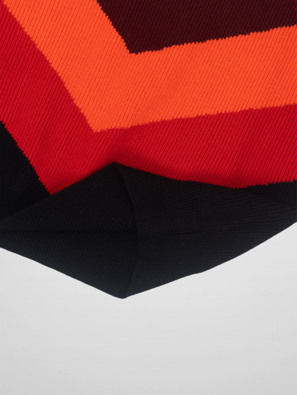 Multi V Sweater-Shades of Orange