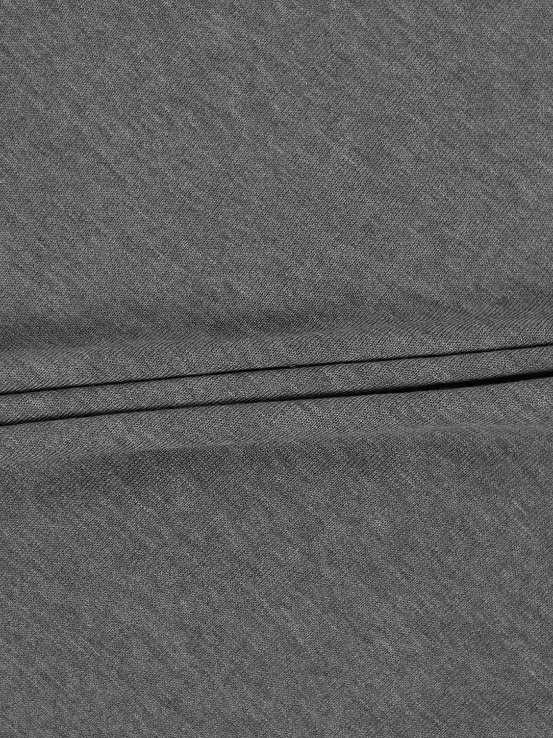 Wool Blend Collared Cardigan-Grey