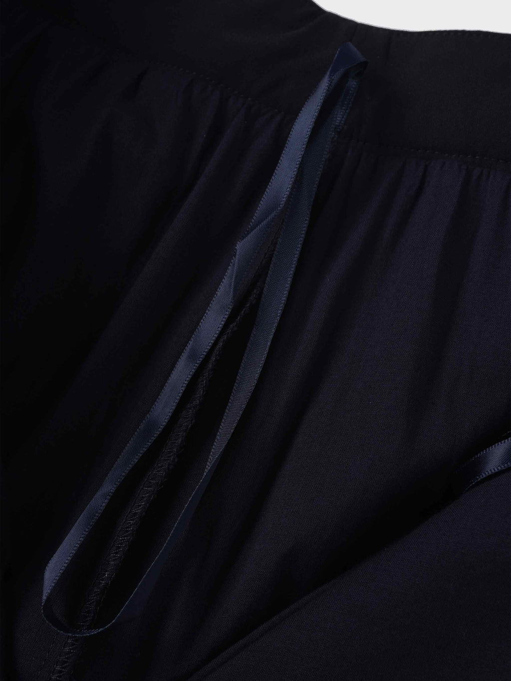 Pleated Layer Skirt 26"-Navy