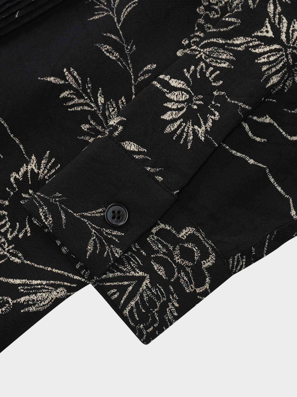 Pintuck Blouse-Tan Leaves