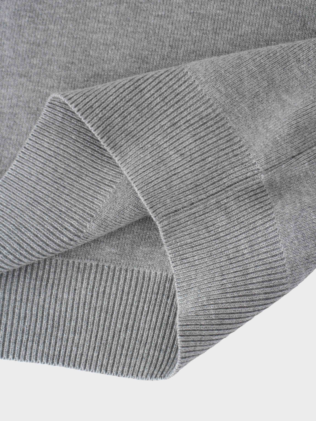 Oversized Soft Knit Sweater-Heathered Grey